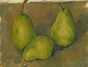 3 つの梨、18781879。 作： Paul Cézanne