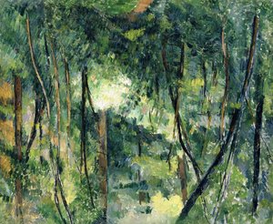 下草、1885年頃 作： Paul Cézanne