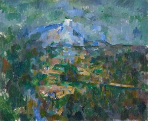 モンターニュサントヴィクトワールからの眺め、1904年から2006年 作： Paul Cézanne