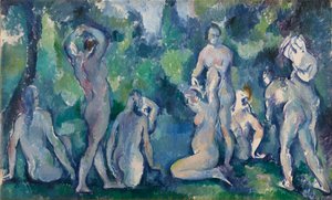 女性の入浴、c。 1895年。 作： Paul Cézanne