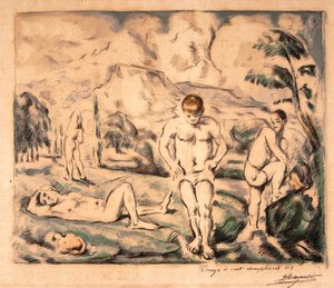 ザ・ラージ・ベイザーズ 作： Paul Cézanne, Auguste Clot