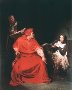刑務所でのジャンヌダルク、1825年 作： Paul Delaroche