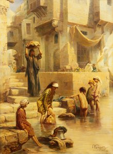 入浴者、1896