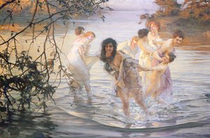 ハッピーゲーム、1899 作： Paul Emile Chabas