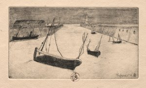 6つのエッチング：トレポート、1895年。 作： Paul Gachet