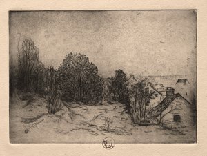 6つのエッチング: Vesnots、Auvers on the Oise 作： Paul Gachet