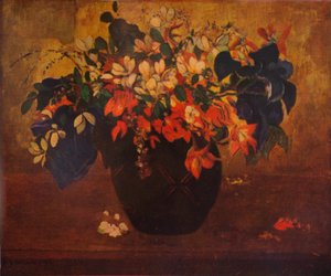 花瓶、1896年、1932年 作： Paul Gauguin