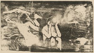 1895年以降、Black Rocks Aux roches noiresにて。 作： Paul Gauguin