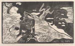 Auti Te Pape、1893-94。 作： Paul Gauguin