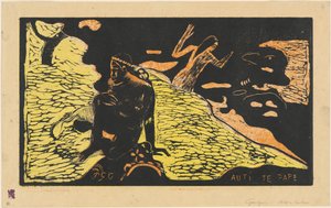 Auti te Pape (川辺の女たち) 作： Paul Gauguin