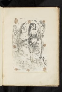 ビフォー・アフター - 女性と子供 作： Paul Gauguin