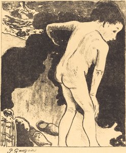 ブルターニュの海水浴場 Breton Bathers、1889 年。