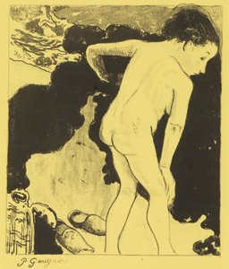 ヴォルピーニ組曲からのブルターニュの水浴：Dessins lithographiques、1889.、1889.