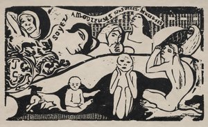 恋をして、あなたは幸せになります。 作： Paul Gauguin