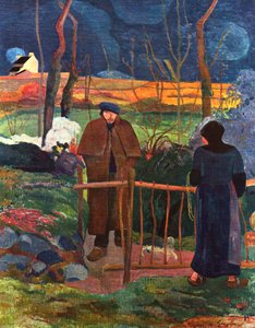 こんにちは、ゴーギャンさん、1889 年。 作： Paul Gauguin