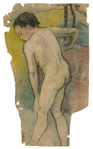 ブレトンバザー、1886-87 作： Paul Gauguin