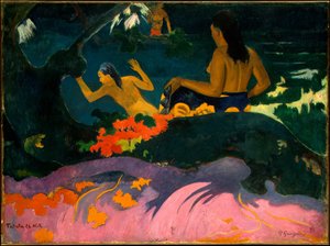 夢の近くの海で 作： Paul Gauguin