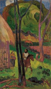 小屋の前の騎士、1902年。