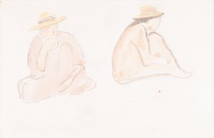 タヒチのスケッチ 作： Paul Gauguin