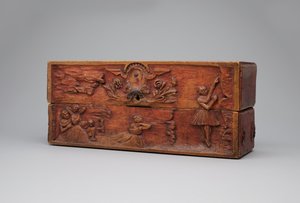 飾られた木箱、1884年。 作： Paul Gauguin