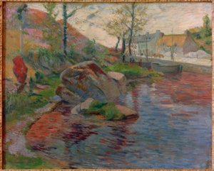 ポンタヴェン港 作： Paul Gauguin