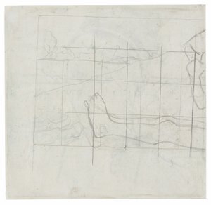 ジャルディニエールのデザイン: トワレ 作： Paul Gauguin
