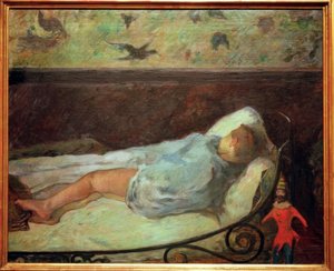 小さな夢想家 作： Paul Gauguin