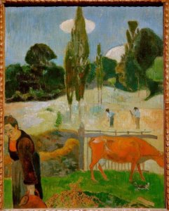 赤牛 作： Paul Gauguin