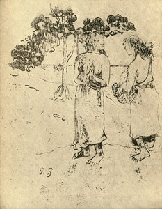 描画、1936 作： Paul Gauguin