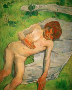 ブルトンの少年 作： Paul Gauguin