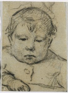 子供の頃のエミル・ゴーギャン、右手前、c。 1875-1876。 作： Paul Gauguin