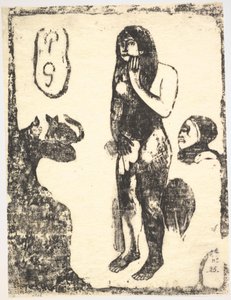 イブ、1898-99年。 作： Paul Gauguin