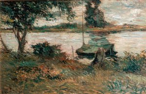 河岸 作： Paul Gauguin