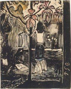 フレグランスノアノア、小ブロック、1894-95.、1894-95. 作： Paul Gauguin
