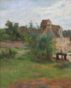 フランス語：La Ferme de Busagny à Osny Osnyのブサニー農場 作： ポール・ゴーギャン