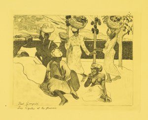 Heuschrecken und Ameisen: Ein Souvenir aus Martinique 作： ポール・ゴーギャン