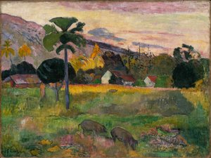 ここに来て、1891 作： Paul Gauguin