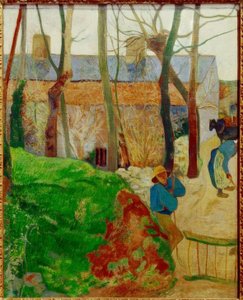 ル・プルドゥの家 作： Paul Gauguin