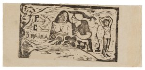 Le sourire」用ヘッドピース 作： Paul Gauguin