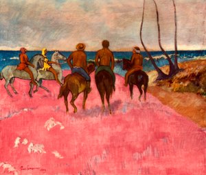 海岸の騎手、1902年、1937年。 作： Paul Gauguin