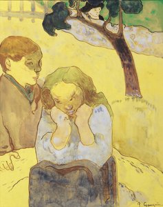 人間の悲惨さ;人間の悲惨さ、1889 作： Paul Gauguin