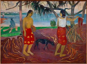 そしてラロはあなたを妨げます 作： Paul Gauguin