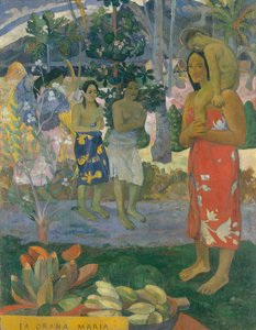 ヘイルメアリーヘイルメアリー、1891年。 作： Paul Gauguin