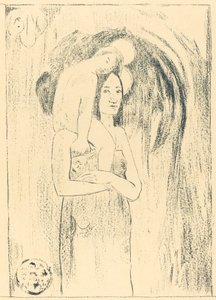 Ia Orana Maria We Reet Thee, Mary, c. 1894年。 作： Paul Gauguin