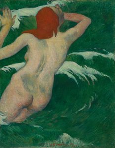波の中でDans les Vagues、1889。