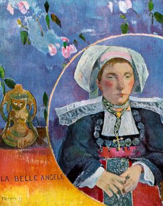 La Belle Angele、1889 1939。 作： Paul Gauguin