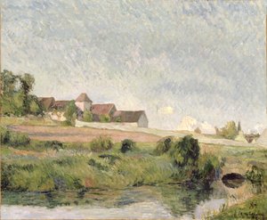 オスニーのラフェルメデラグルー、1883年 作： Paul Gauguin