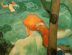 水泳 作： Paul Gauguin