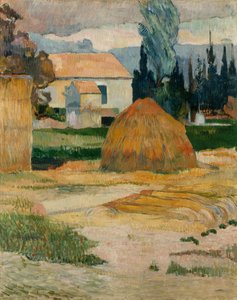アルル近郊の風景 作： Paul Gauguin