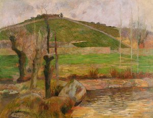 ポンアヴェン近くの風景 作： Paul Gauguin